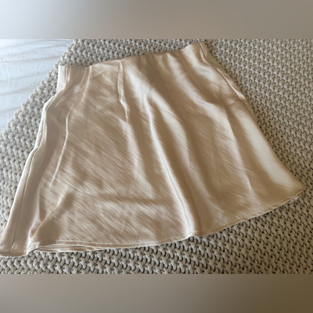 a new day Cream Skater Skirt